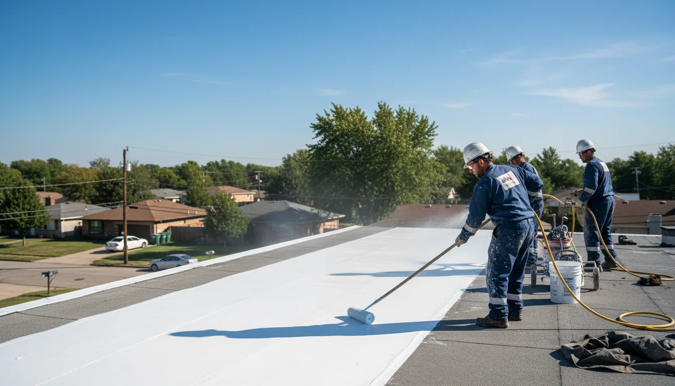 Commercial roof coating in Hornbeck, LA near me